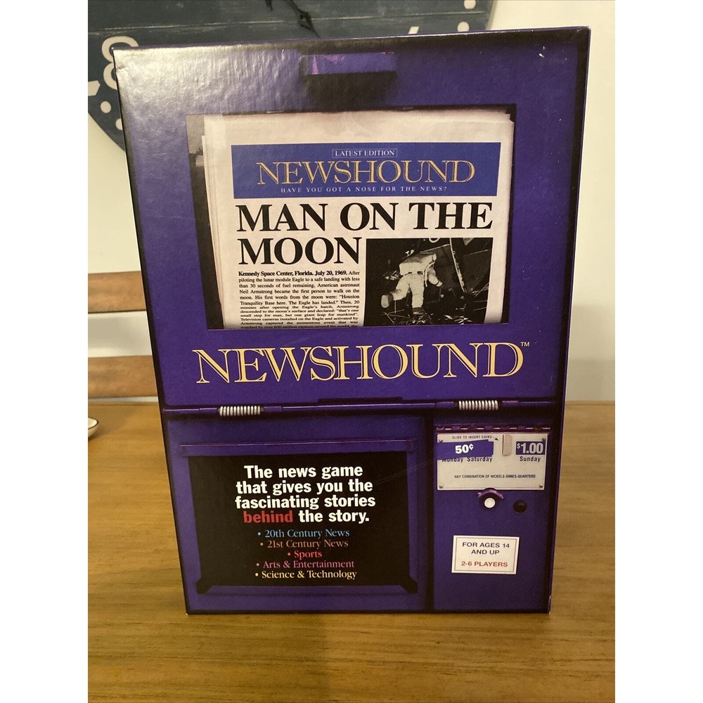 Newshound Board Game Rumba Games (Strategy Fun Facts) Open Box